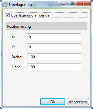 Überlagerungsfunktion in NewsRodeo